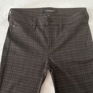 Liverpool brown/Blk plaid trousers sizes  4/27